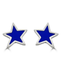 Pendientes Estrella Azul